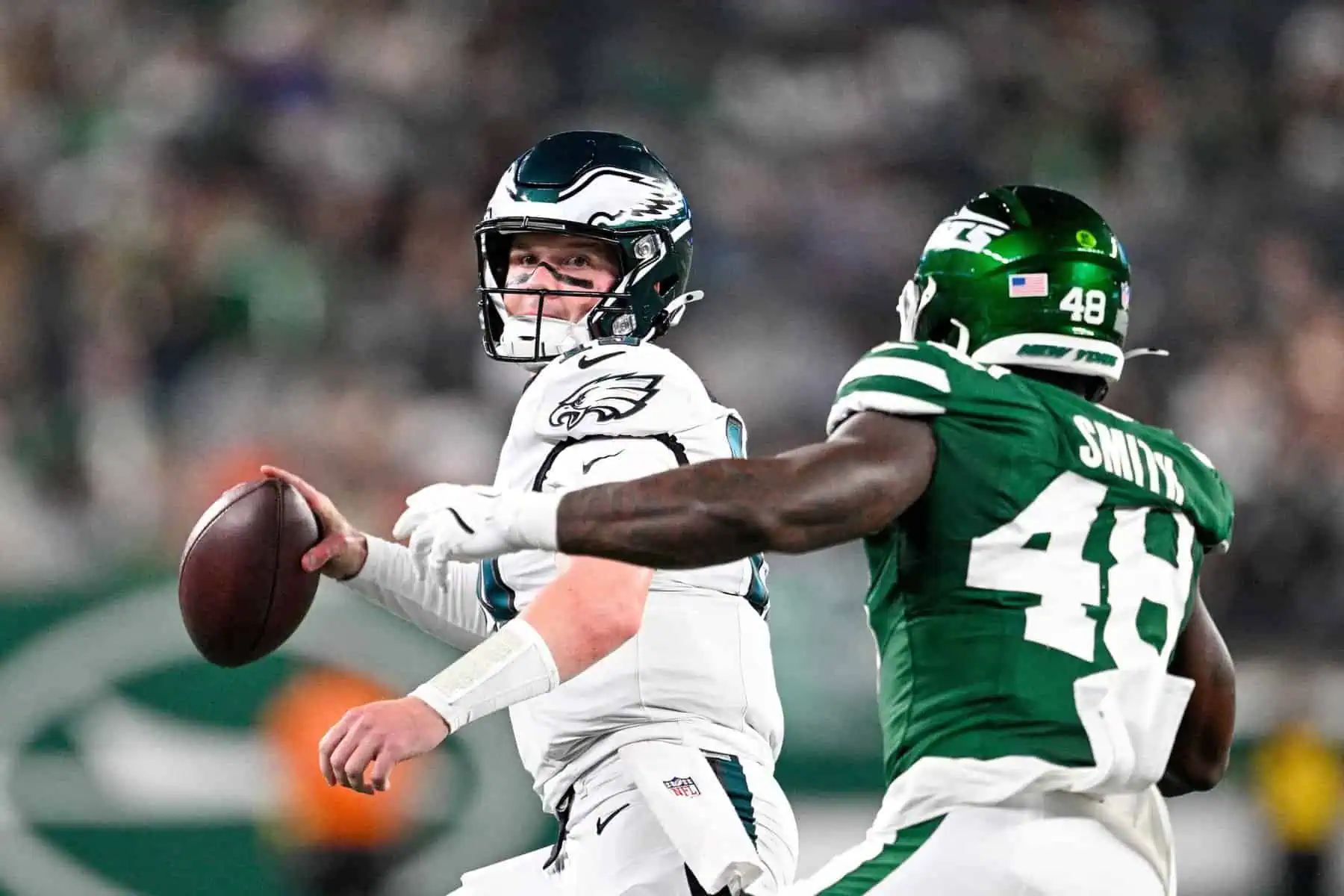 Kyle McCord Eagles vs Jets