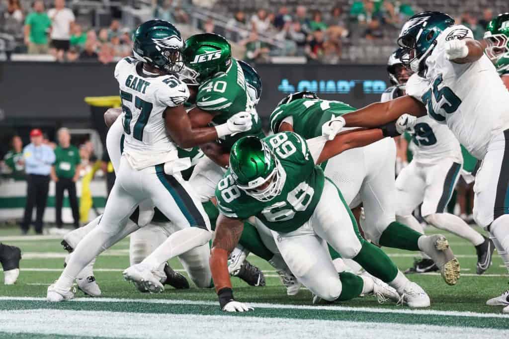 Dallas Gant Eagles vs Jets