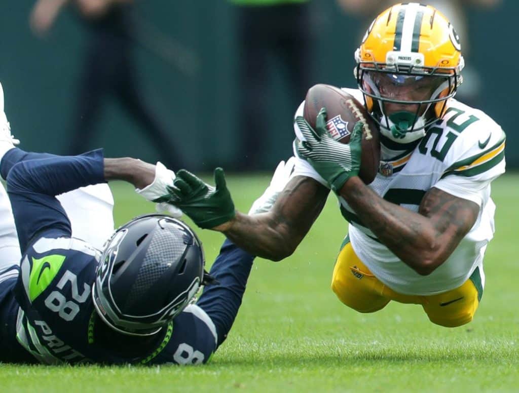 Green Bay Packers Matthew Golden vs. the Seahawks