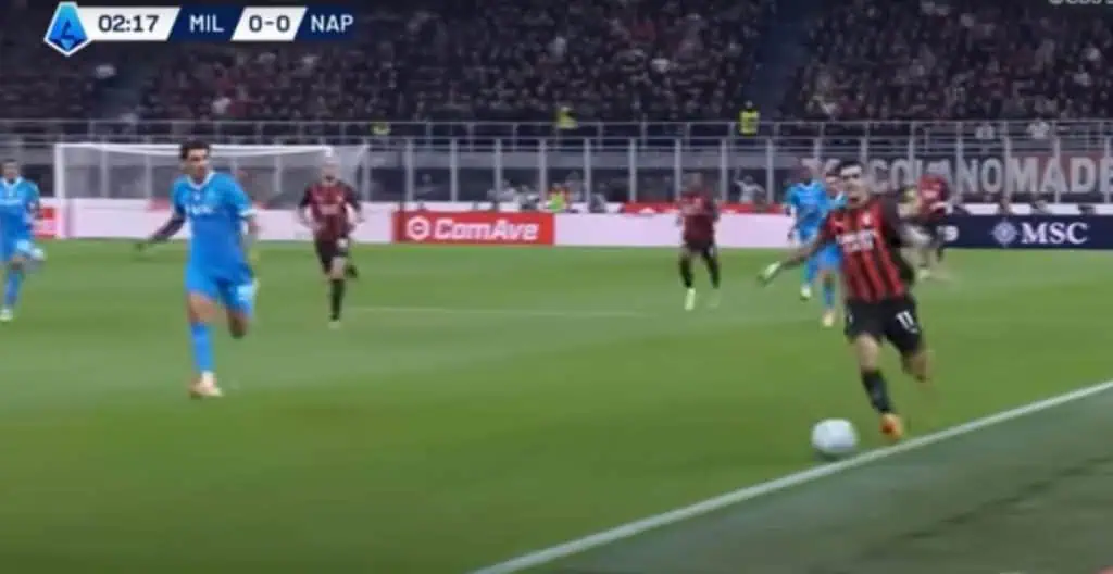 Christian Pulisic vs Napoli