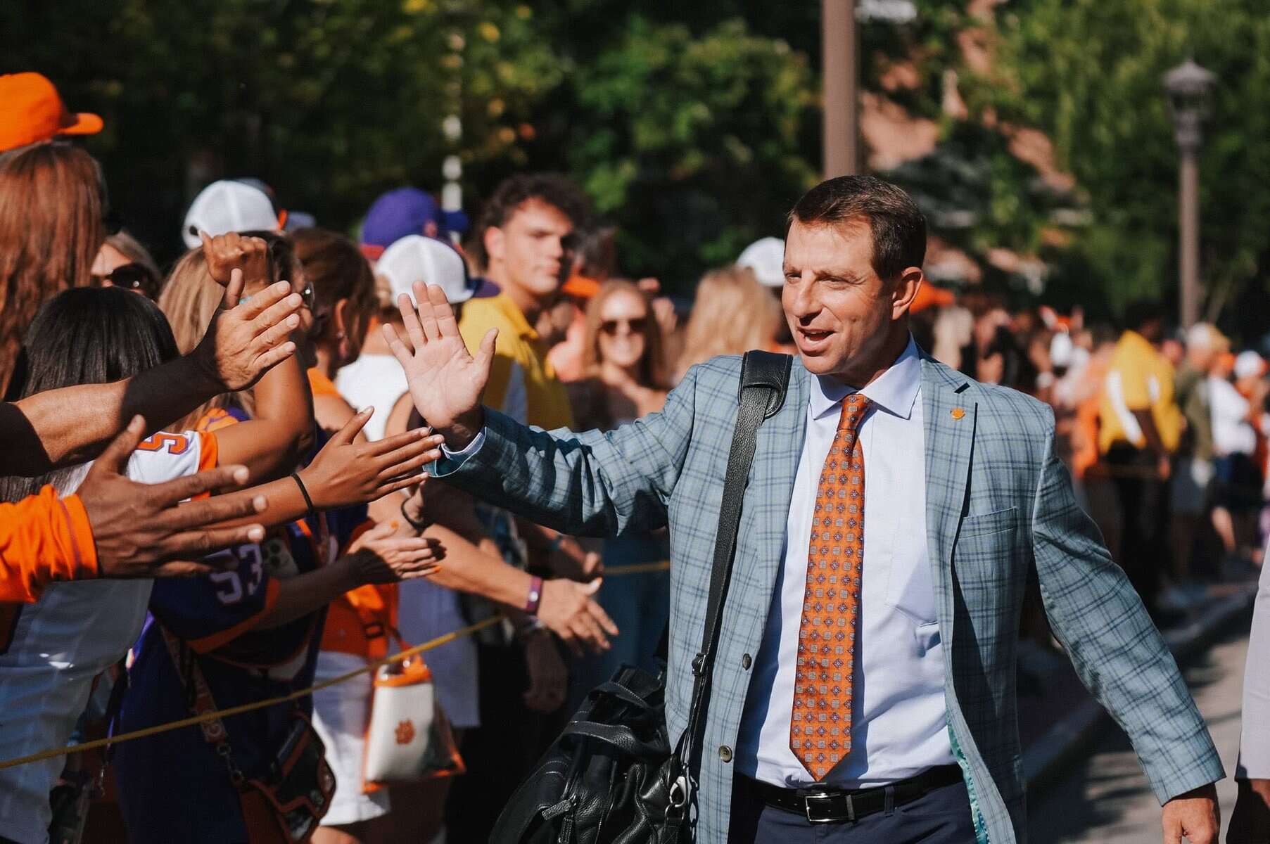 Dabo Swinney, college football coach of the Tennessee Clemson Tigers. Photo courtesy of Clemson University.