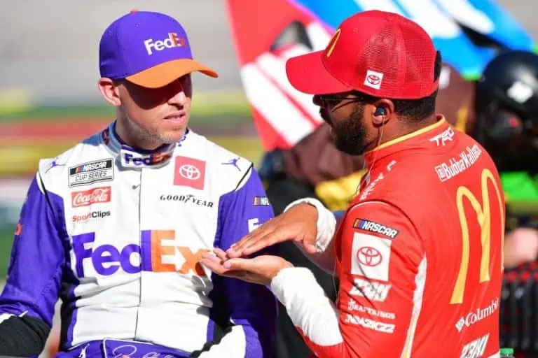 Hamlin on Wallace’s Middle Finger: “It’s Just Racing”