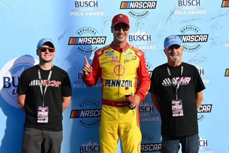 Joey Logano Set to Led the Field to Green at Loudon After Capturing the Busch Light Pole