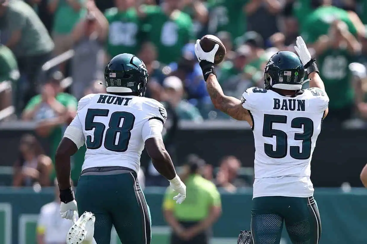 Eagles vs Rams, Zack Baun