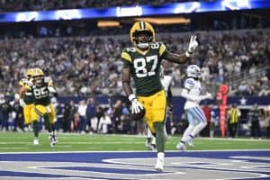 Romeo Doubs Green Bay Packers, Denver Broncos, New England Patriots