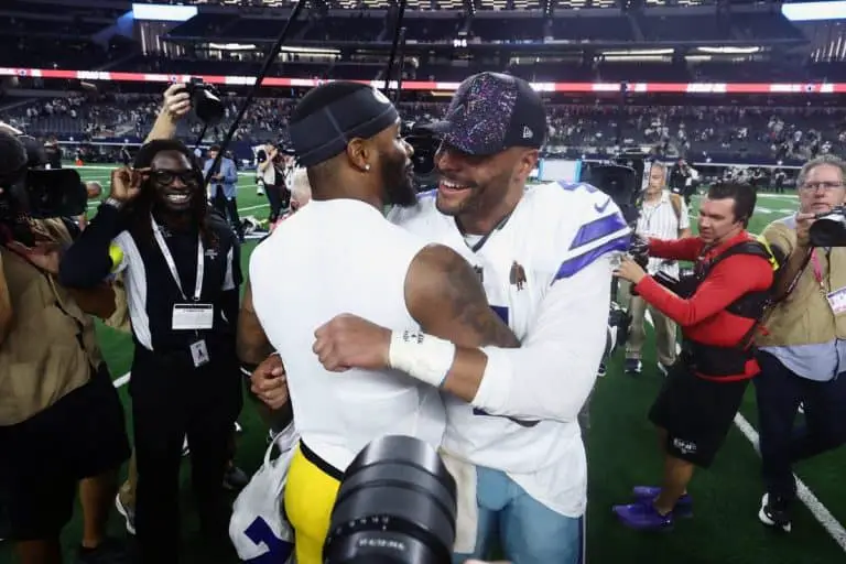 Green Bay Packers Micah Parsons and Dallas Cowboys Dak Prescott