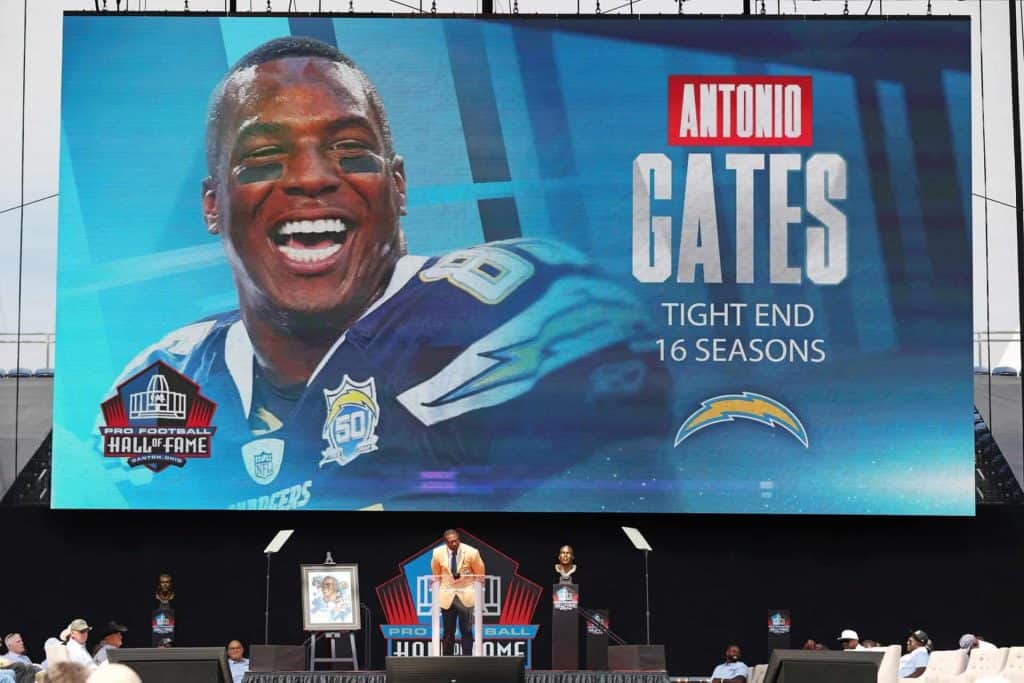 Antonio Gates Hall Of Fame