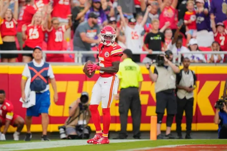 Chiefs WR Hollywood Brown Fined for Unsportsmanlike Conduct in Jaguars Game