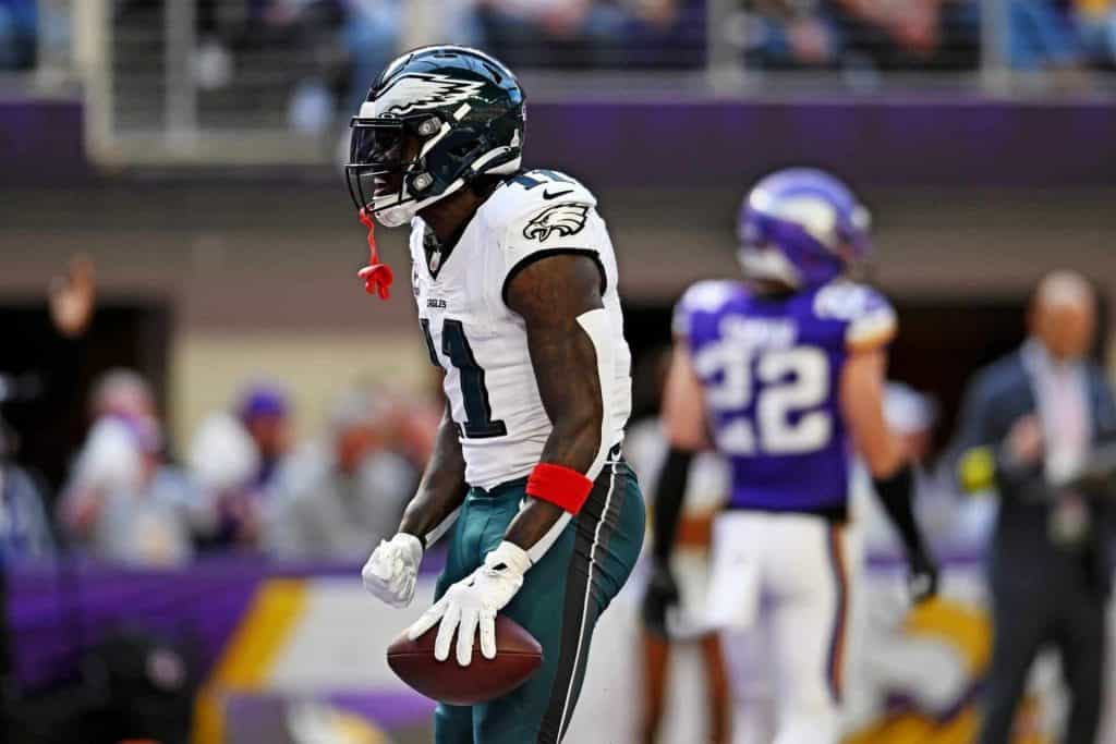 AJ Brown Pops Up The Eagles Injury Report with Hamstring Injury