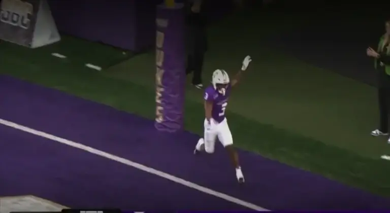 JMU's Wayne Knight's Game Winning Touchdown vs Washington State