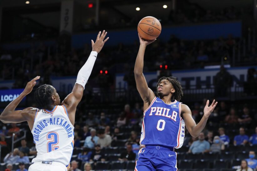 Shai Gilgeous-Alexander, Philadelphia 76ers Tyrese Maxey