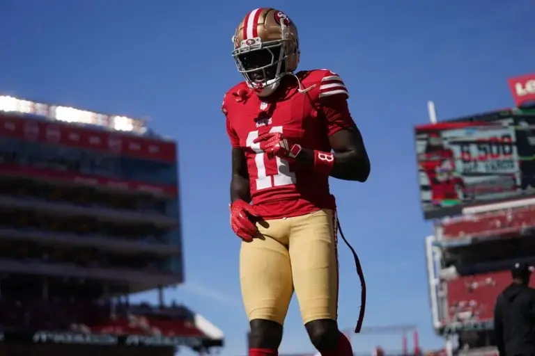 San Francisco 49ers' Brandon Aiyuk may be leaving town.