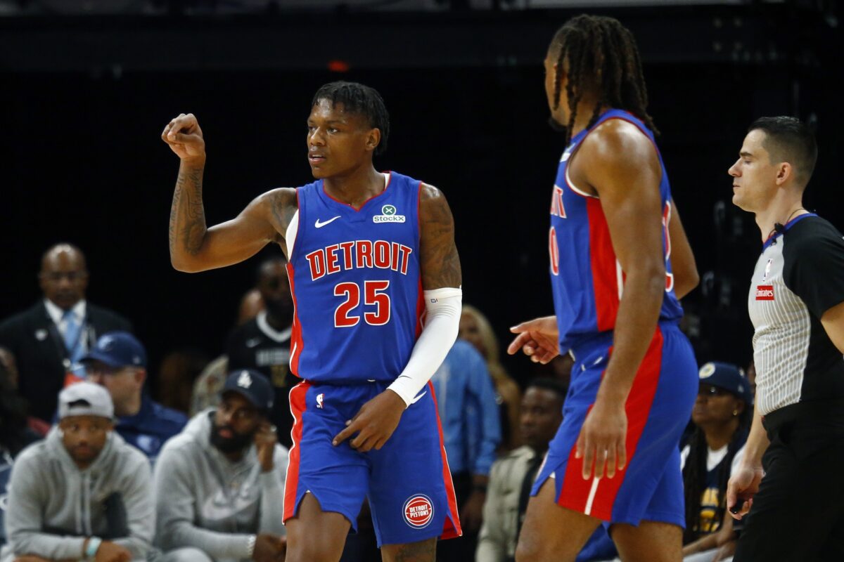 Detroit Pistons Marcus Sasser