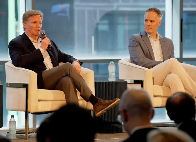 Roger Goodell is excited that Nashville can host a Super Bowl soon.