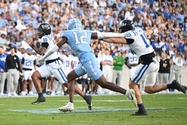 Duke held on to beat UNC.