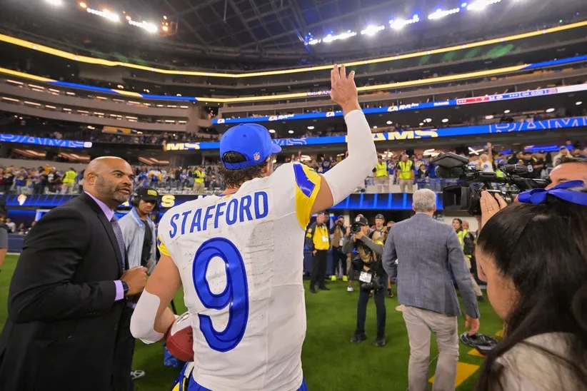 Los Angeles Rams Quarterback Matthew Stafford continues great season.