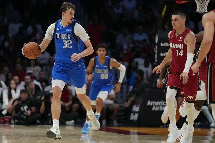 The Dallas Mavericks bested the Miami Heat.