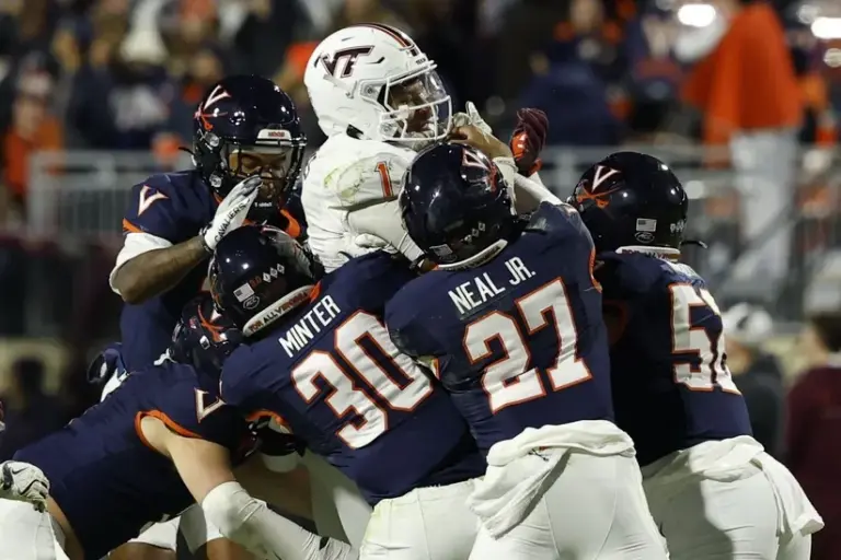Virginia dominates Virginia Tech.