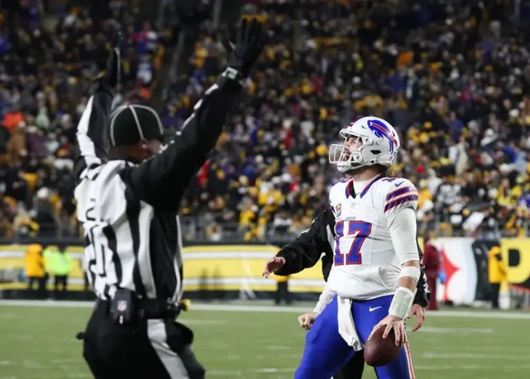 Josh Allen makes NFL history in Steelers win.