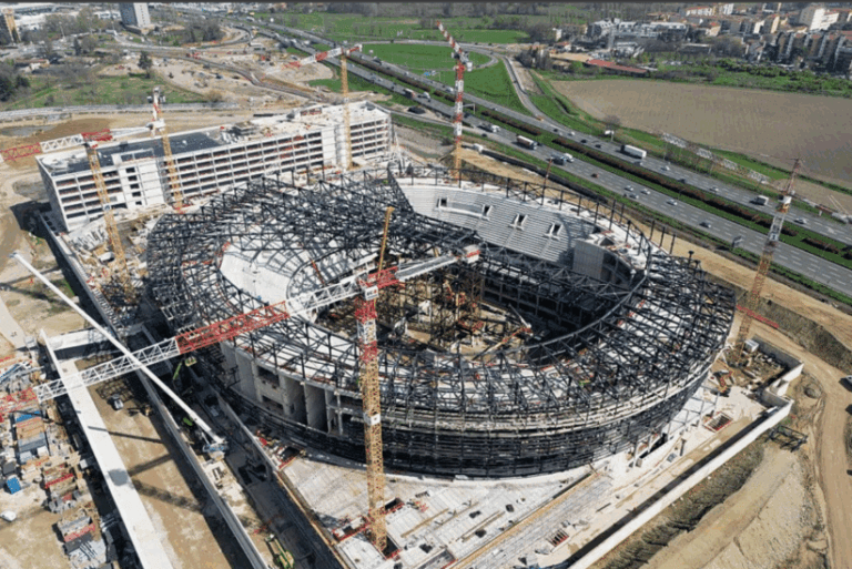 Santagiulia Ice Hockey Arena Construction Olympics