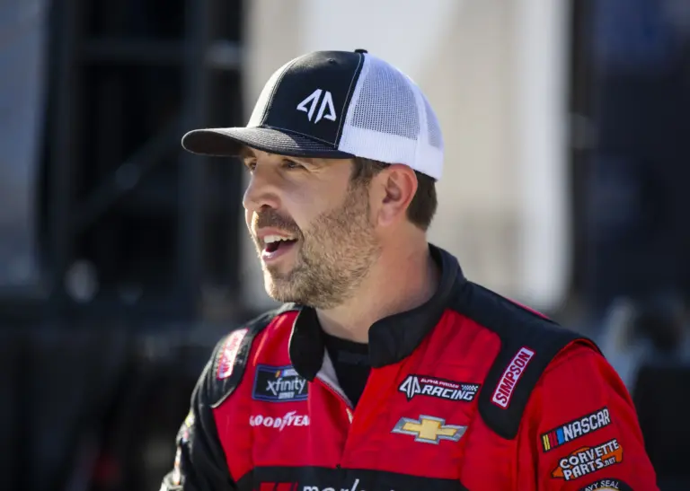 Grand National Bash; Mar 19, 2022; Hampton, Georgia, USA; NASCAR Xfinity Series driver Tommy Joe Martins during the Nalley Cars 250 at Atlanta Motor Speedway.