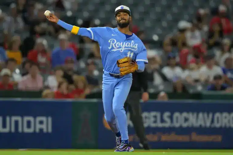 Kansas City Royals third baseman Maikel Garcia