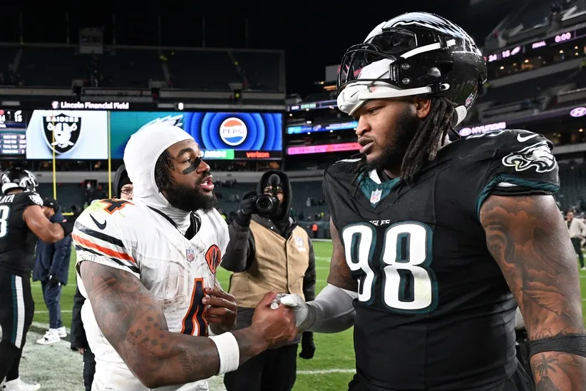 Eagles' Jalen Carter out for Monday night's game.