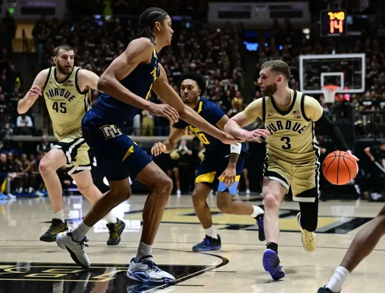 Purdue dominated Marquette.