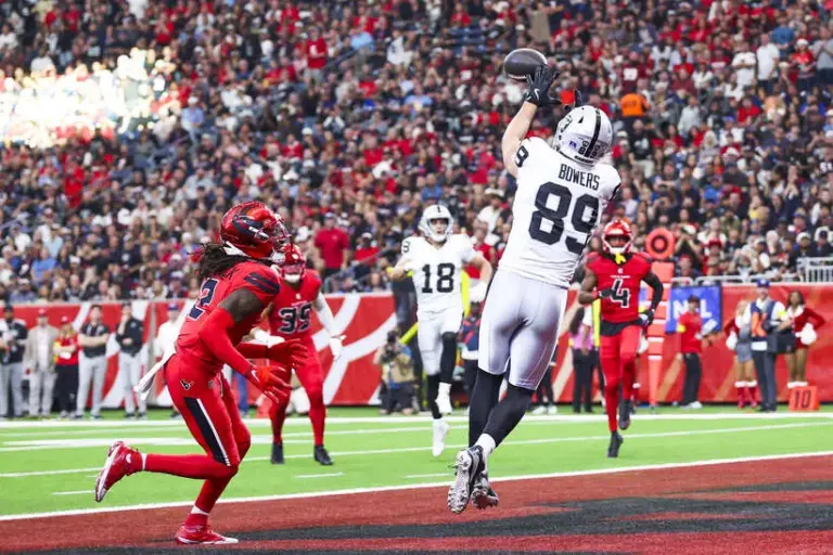 Brock Bowers is out for the season.