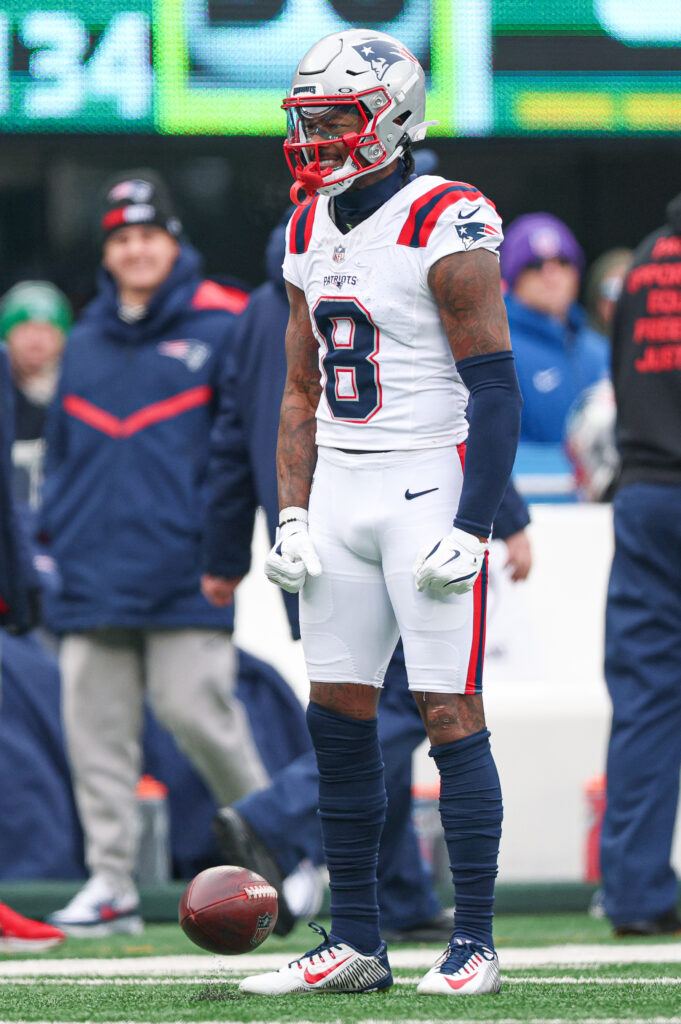 Stefon Diggs of the New England Patriots