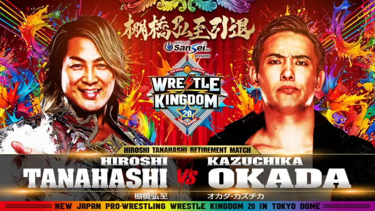 Hiroshi Tanahashi vs Kazuchika Okada NJPW Wrestle Kingdom 20