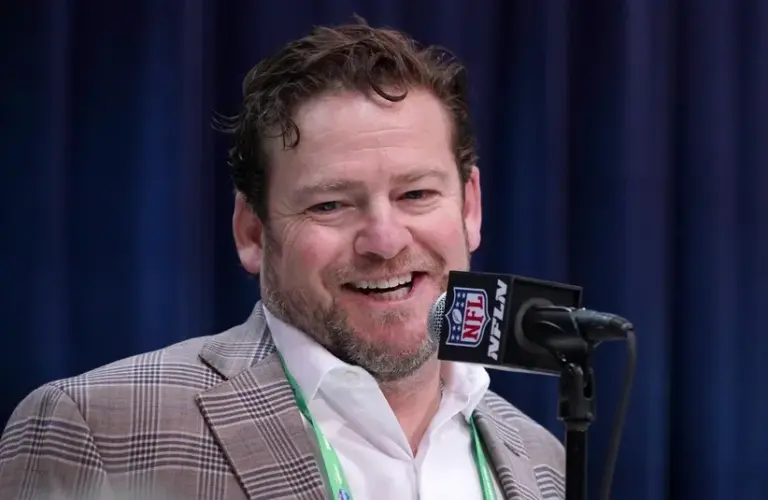 Seattle Seahawks general manager John Schneider during the NFL Scouting Combine at the Indiana Convention Center.