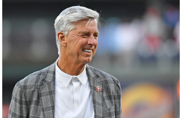 Phillies President of Baseball Operations Dave Dombrowski before game against the Miami Marlins at Citizens Bank Park.