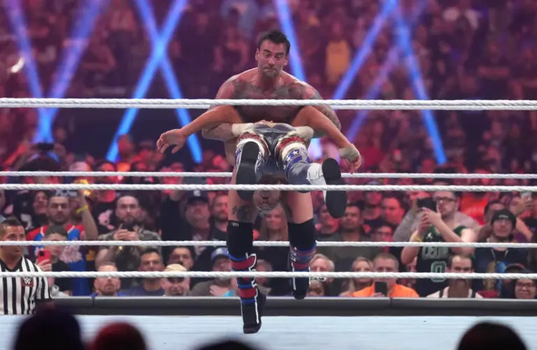 CM Punk at a Raw event.