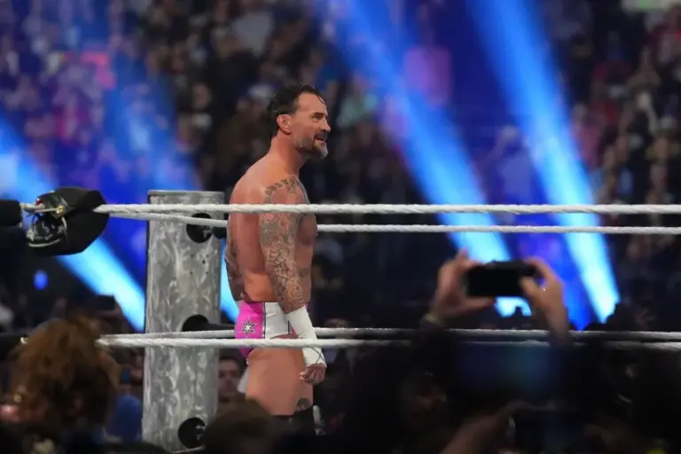 CM Punk on WWE Raw.