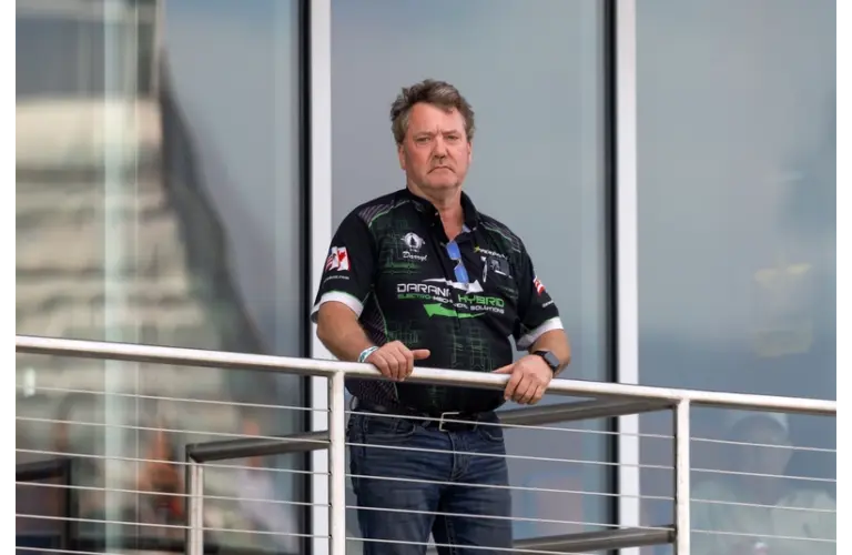 Apr 5, 2025; Benson, NC, USA; IHRA owner Darryl Cuttell in attendance of the PDRA East Coast Nationals at Galot Motorsports Park.