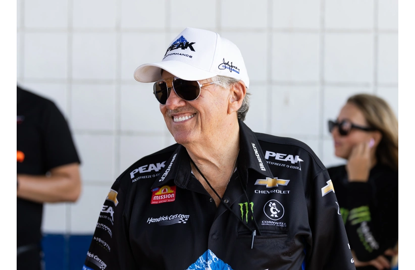 Jun 22, 2025; Dinwiddie, VA, USA; NHRA team owner John Force during the Virginia Nationals at Virginia Motorsports Park.