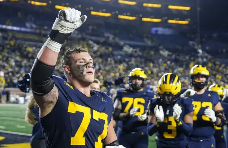 Michigan Wolverines get multiple offensive lineman back.