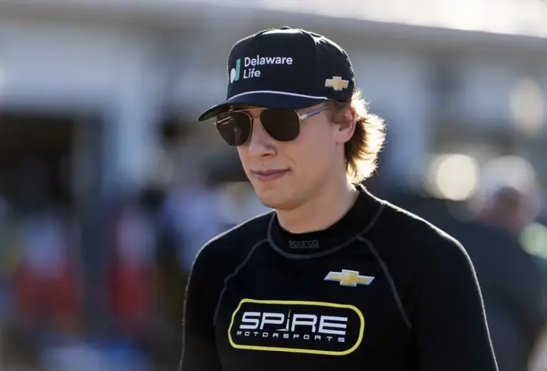NASCAR Cup Series driver Carson Hocevar (77) during practice for the NASCAR Championship race at Phoenix Raceway.