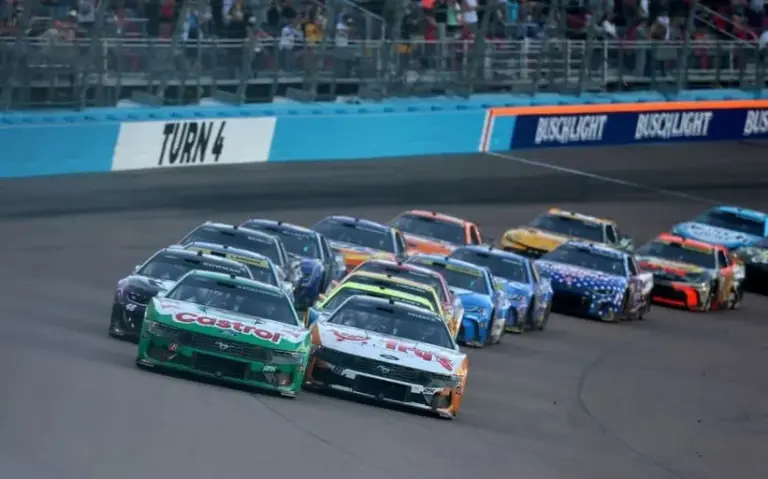 Owner points; Nov 2, 2025; Avondale, Arizona, USA; NASCAR Cup Series driver Ryan Preece (60) alongside teammate Brad Keselowski (6) during the NASCAR Championship race at Phoenix Raceway.