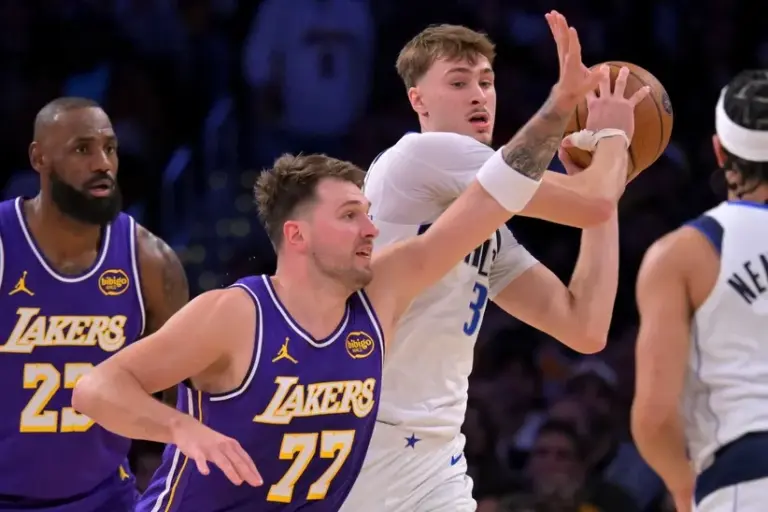 Comparing Luka Doncic and Cooper Flagg.