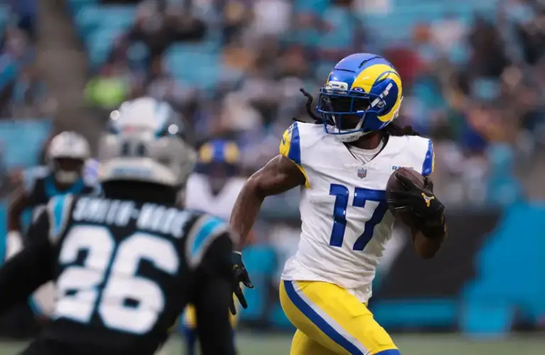 Los Angeles Rams wide receiver Davante Adams.