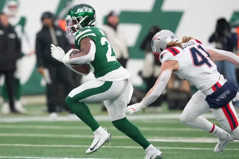 Breece Hall ruled out.