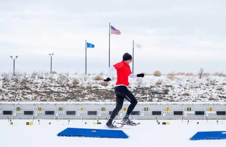 Biathlon range at Ariens Nordic Center