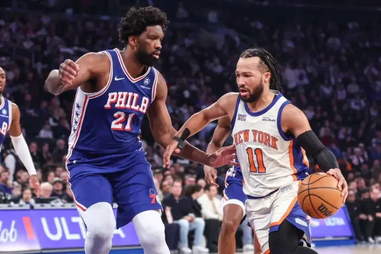 Philadelphia 76ers beat New York Knicks on Saturday night.