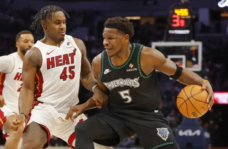 Minnesota Timberwolves beat Miami Heat.