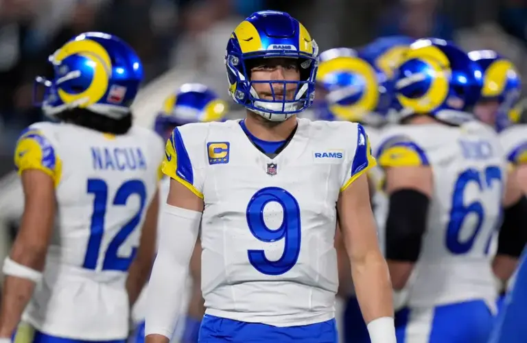 Los Angeles Rams quarterback Matthew Stafford.