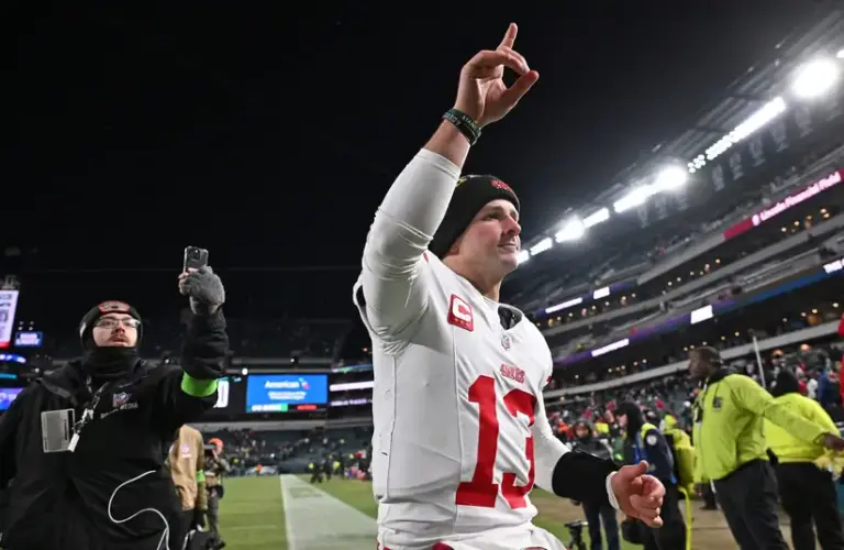 San Francisco 49ers quarterback Brock Purdy.