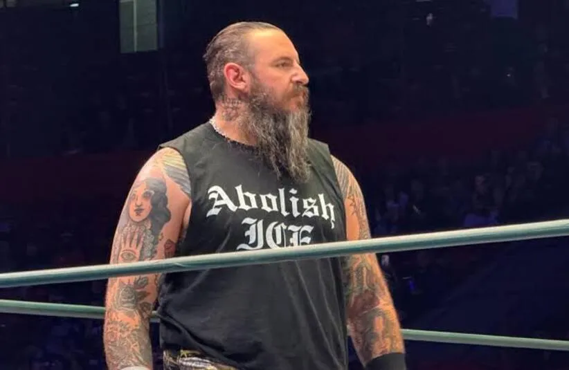 Brody King Wearing Abolish Ice Shirt On AEW Dynamite