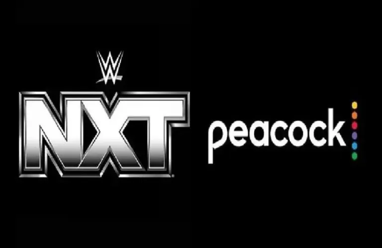 WWE NXT And Peacock Logos Next To Each Other